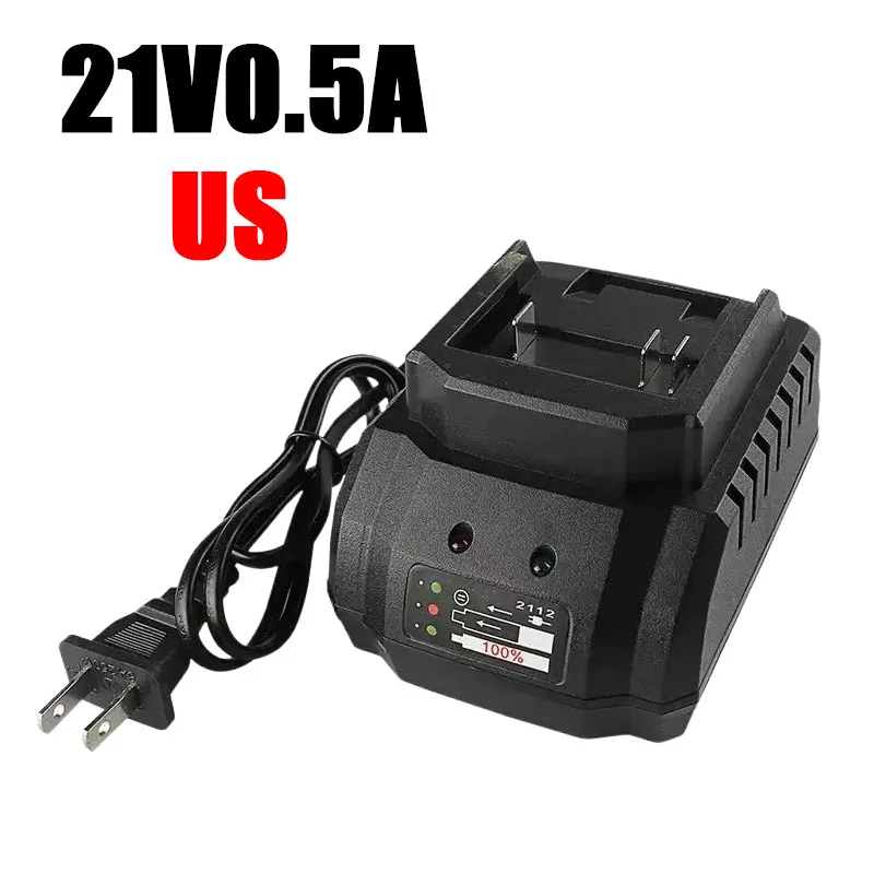 RF Mando US/EU Plug Li-ion Battery Charger Quick Charge 18V 21V Power - Image 9