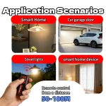 ME960-LM rolling-code keychain transmitter, three buttons