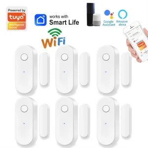RF Mando Tuya WiFi Door Sensor Window Anti-intrusion Door Open Close