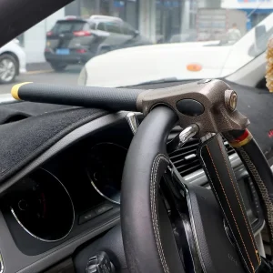 RF Mando Car Steering Wheel Lock Anti-Theft Protection Interior Locks