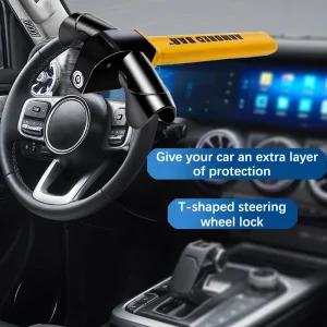 RF Mando Car Steering Wheel Lock Fit Maximum Security Steering Anti-T