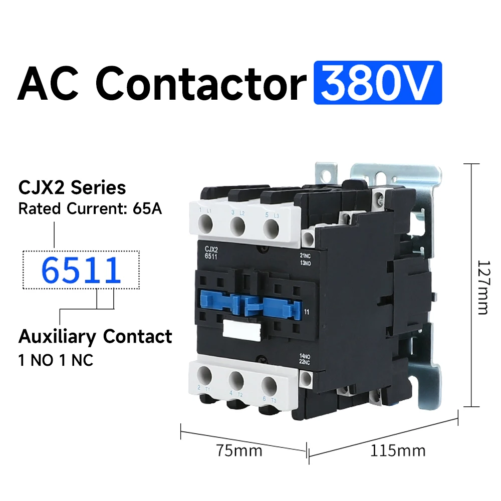 RF Mando CJX2-3201 32A6511 Contact Relay 380V9511 220V AC Contac - Image 8