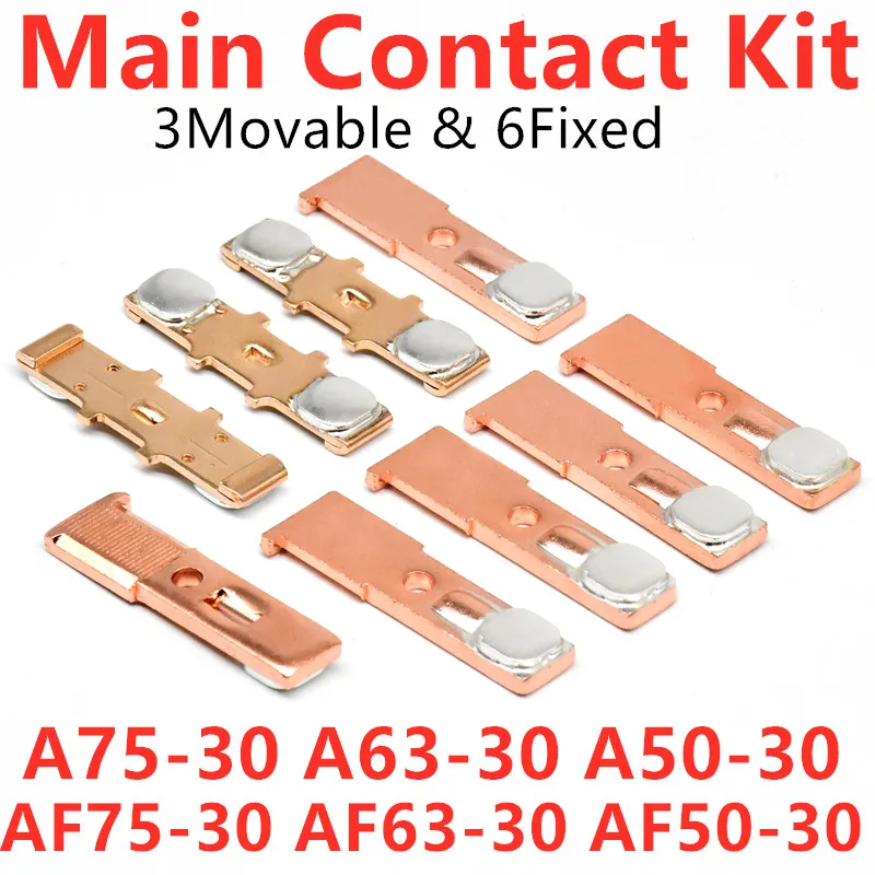 RF Mando ZL75 ZL63 ZL50 Main Contact Kit For AF75-30 AF63-30 AF50-30