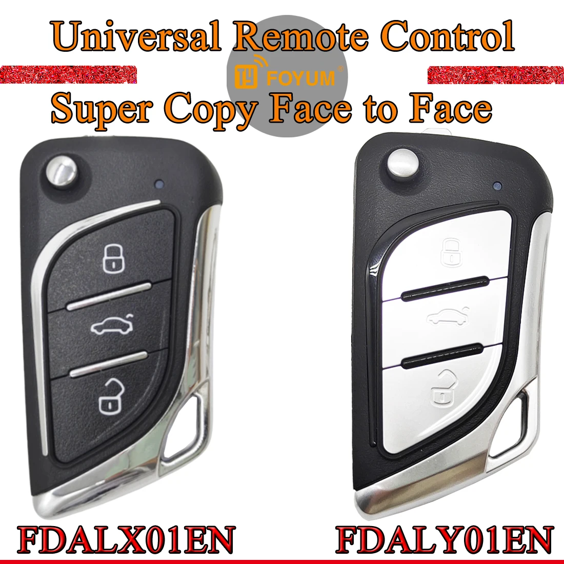 RF Mando RF Universal Remote Control For Learning Fixed Code Car Key