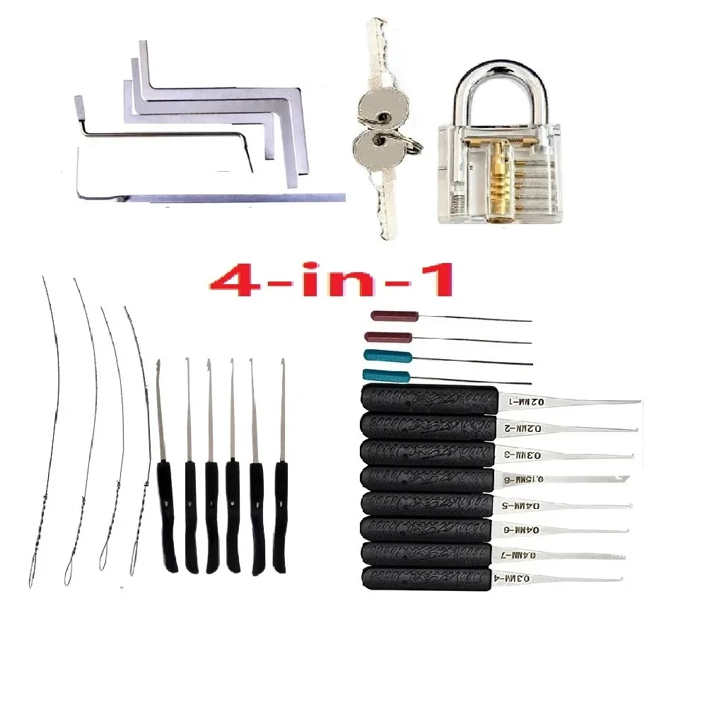 RF Mando 8piece Lock Pick Set Locksmith Supplies Broken Key Auto Extr - Image 5