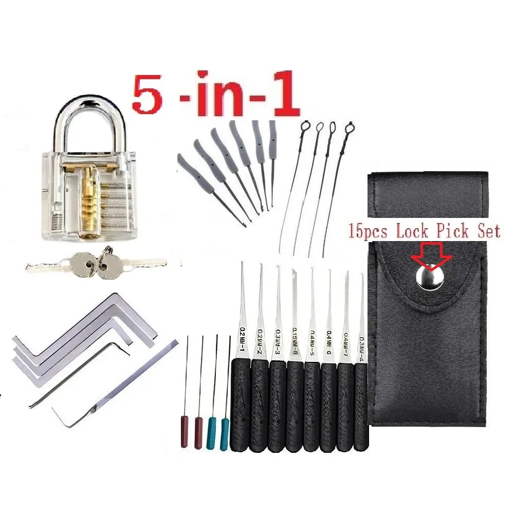RF Mando 8piece Lock Pick Set Locksmith Supplies Broken Key Auto Extr - Image 9