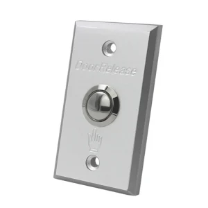 RF Mando Durable Aluminum Alloy Push Button Switch Exit Door Key LED