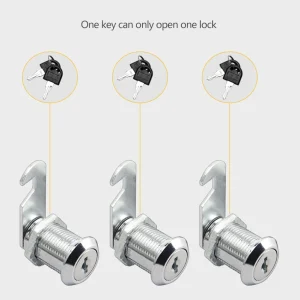 RF Mando 1Pc 16-30mm Zinc Alloy Cam Lock Set Door Cabinet Mailbox Dra
