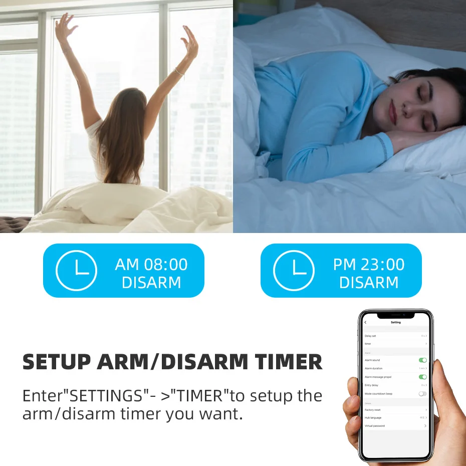 RF Mando KERUI Tuya WIFI Siren Alarm System Installation Simple Infra - Image 4