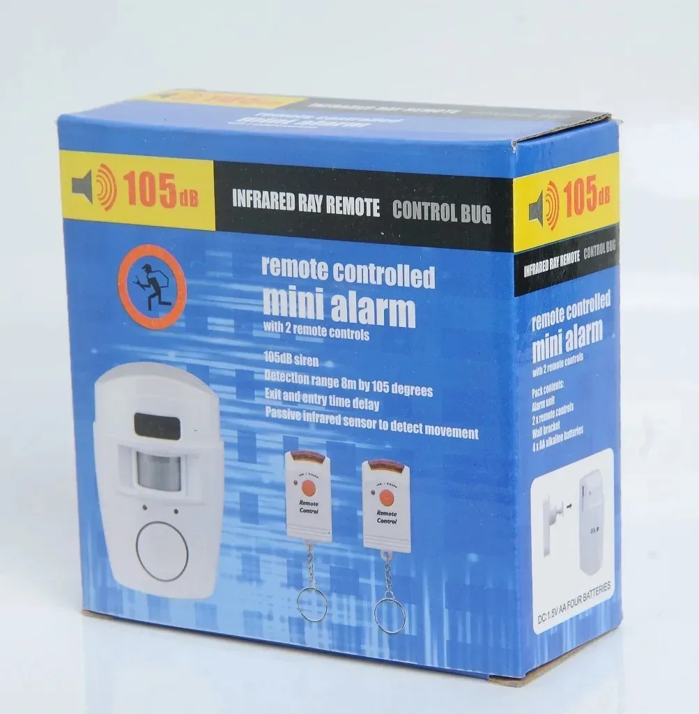 RF Mando Dual Remote Control Wireless Burglar Alarm Infrared Motion S - Image 4