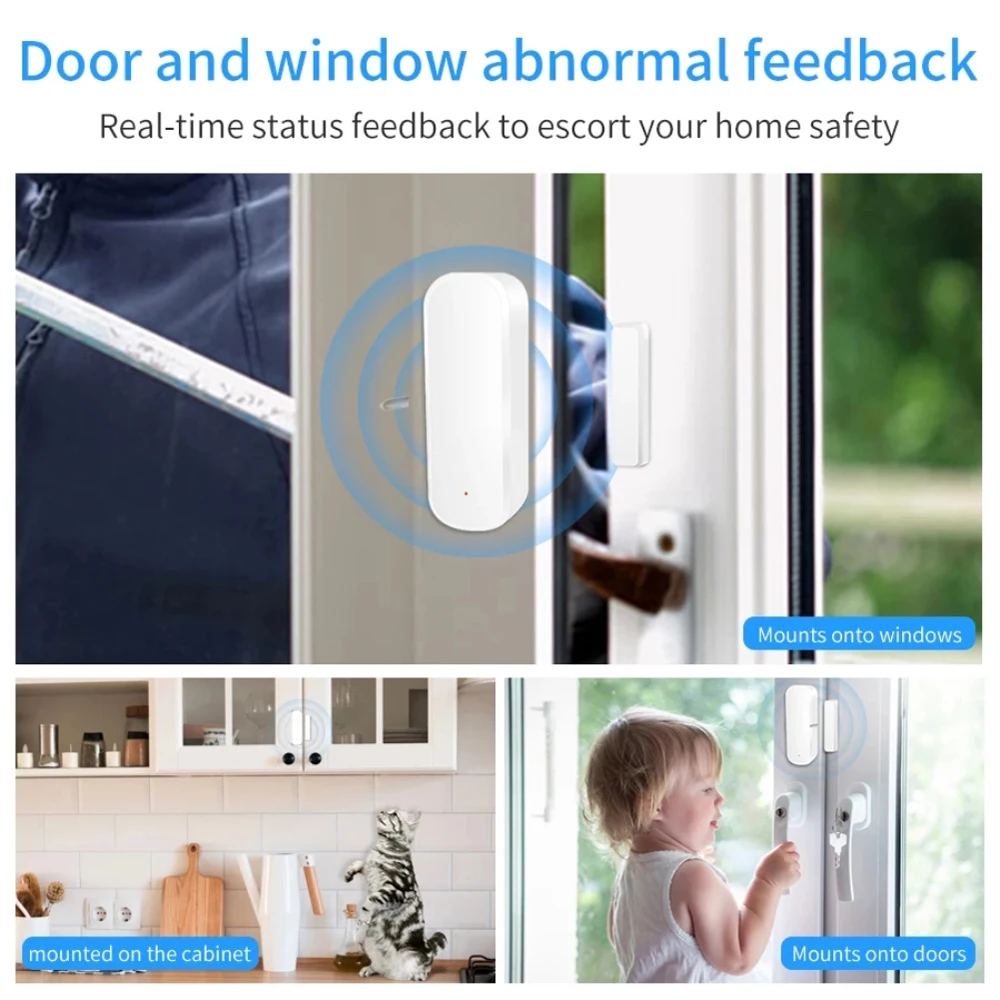 RF Mando Zigbee Door Window Anti-Theft Detector Wireless Magnetic Con - Image 6
