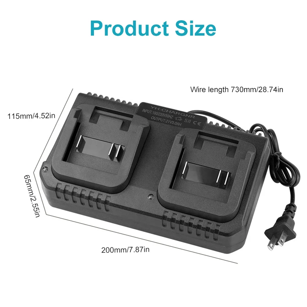 RF Mando EU/US Plug 3A Lithium Battery Charger Fast Charging Power To - Image 6