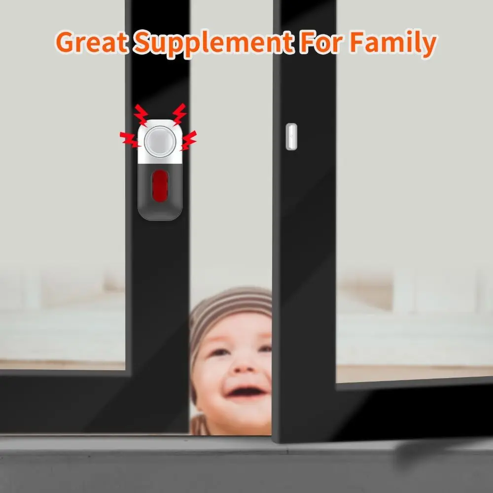 RF Mando Magnetic Sensor Burglar Alarm Battery Powered Plastic Door M - Image 3