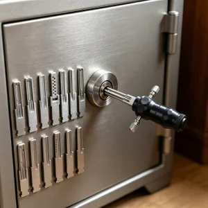 RF Mando 10 in 1 Tubular Lock Pick Set Interchangeable Stainless Stee