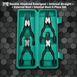 RF Mando Circlip Pliers Set - Heavy-Duty Snap Ring Expanding / Opening Pliers for Locksmith & Industrial Use