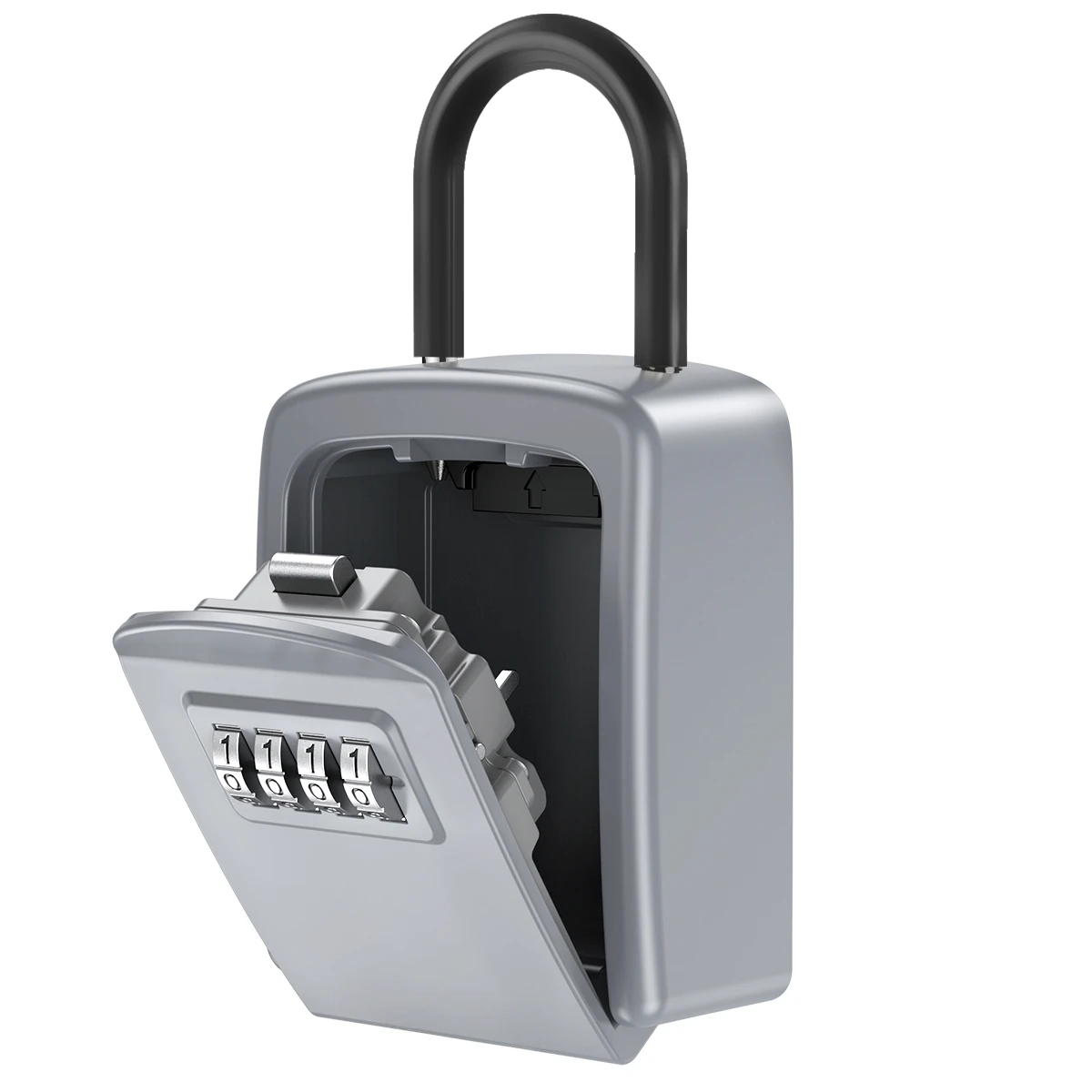 RF Mando Zinc Alloy Hook Key Box 4 Digit Combination Password Safe We - Image 7