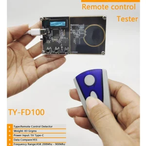 RF Mando Universal Remote Control Tester RF Frequency Detector 200-90