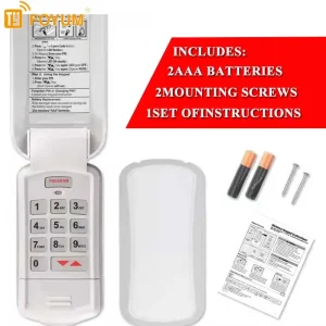 RF Mando A23K-Wireless Garage Door Remote Opener Keyless Keypad Fits