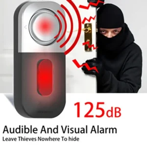 RF Mando Magnetic Sensor Burglar Alarm Battery Powered Plastic Door M
