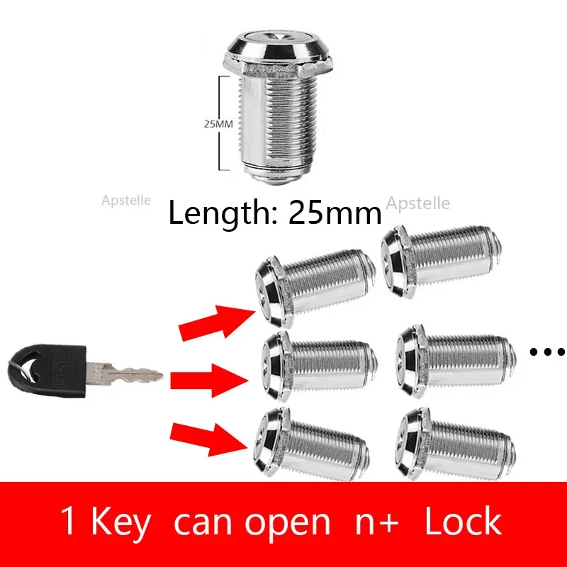 RF Mando Cabinet Mailbox Drawer Lock for Office Desk Letter Box Cam L - Image 10