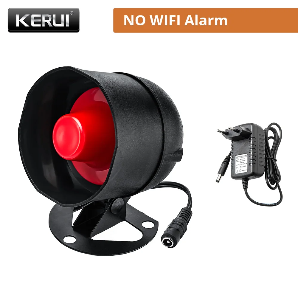RF Mando KERUI Speaker Alarm System Kit 110db Siren Tuya WIFI Home Se - Image 14
