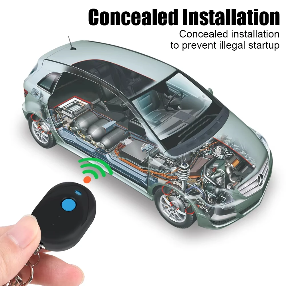 RF Mando Car Anti Theft Device Remote Control Kill Switch Engine Stop - Image 3