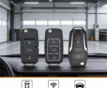 folding car key duplicator 433MHz 1:1 fixed-code cloner