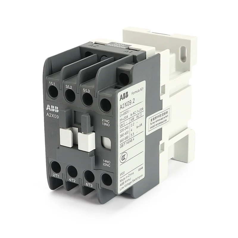 RF Mando ABB AC Contactor Three-phase A2X09.2-30-11 Auxiliary Co
