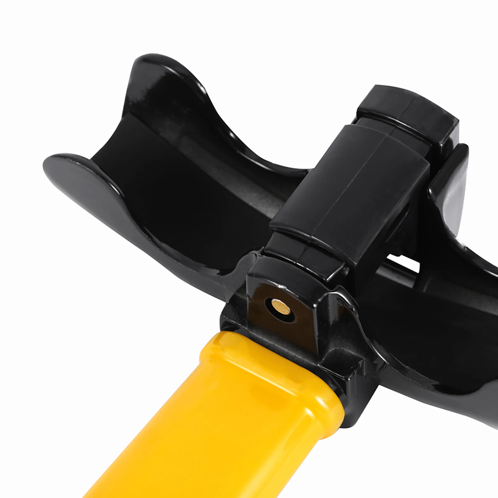 RF Mando Auto Car Anti Theft Security Rotary Steering Wheel Lock Top - Image 3
