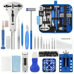 RF Mando 224pcs Watch Repair Kit Professional Watch Repair Tool,