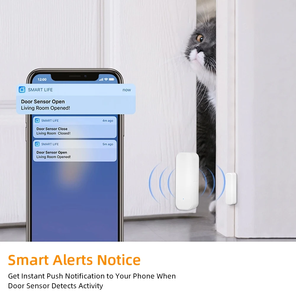 RF Mando Zigbee Door Window Anti-Theft Detector Wireless Magnetic Con - Image 5