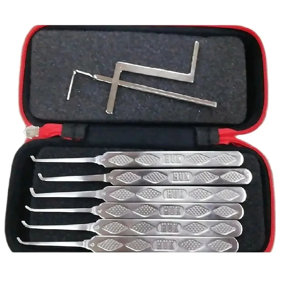 RF Mando 8piece Lock Pick Set Locksmith Supplies Broken Key Auto Extr