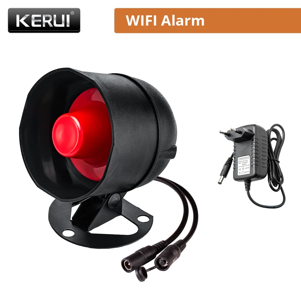 RF Mando KERUI Speaker Alarm System Kit 110db Siren Tuya WIFI Home Se - Image 7