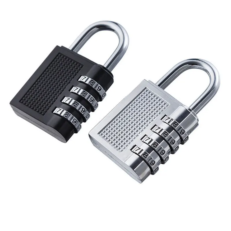 RF Mando 4 Digit Zinc Alloy Combination Lock Padlock Luggage Anti-the - Image 4