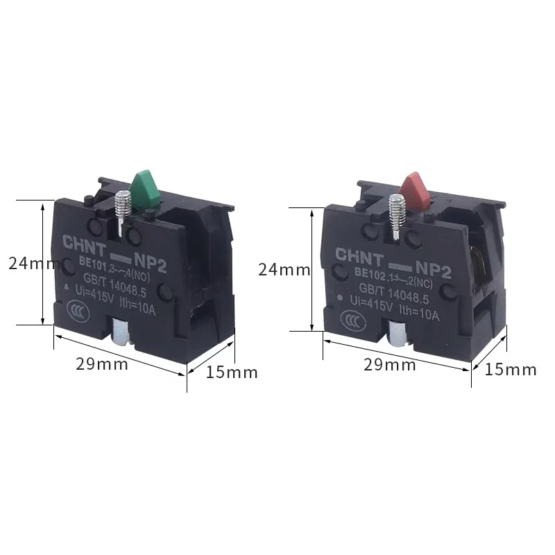 RF Mando CHINT NP2-BE101 NP2-BE102 Button Auxiliary Contact NO N - Image 2