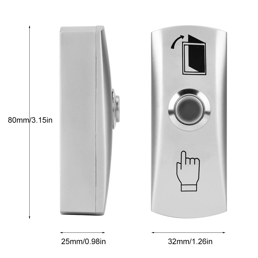 RF Mando Door Button Door Door Access Control System Exit Button Doo - Image 4