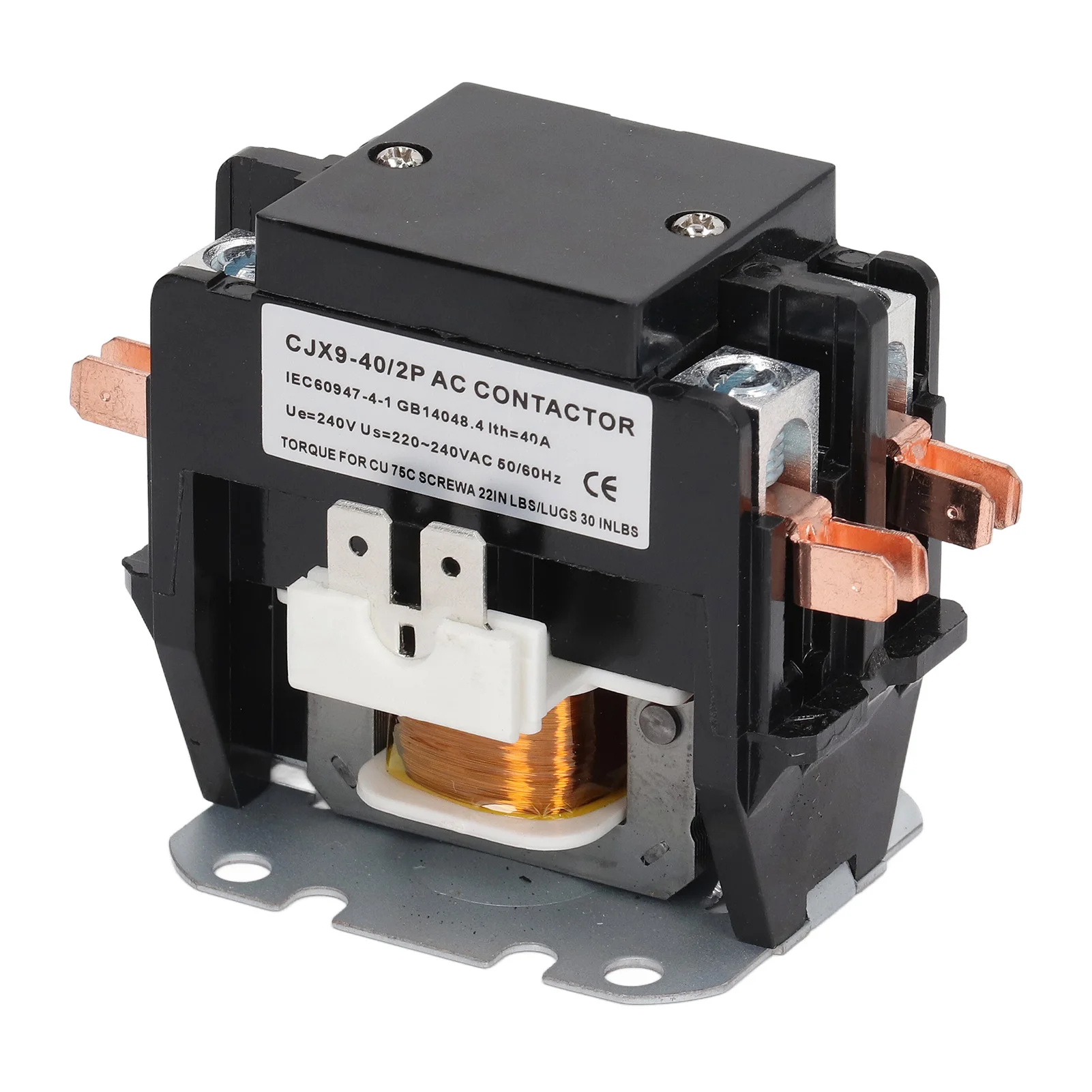 RF Mando Air Conditioner AC Contactor 40A 2P Replacement with Si - Image 3