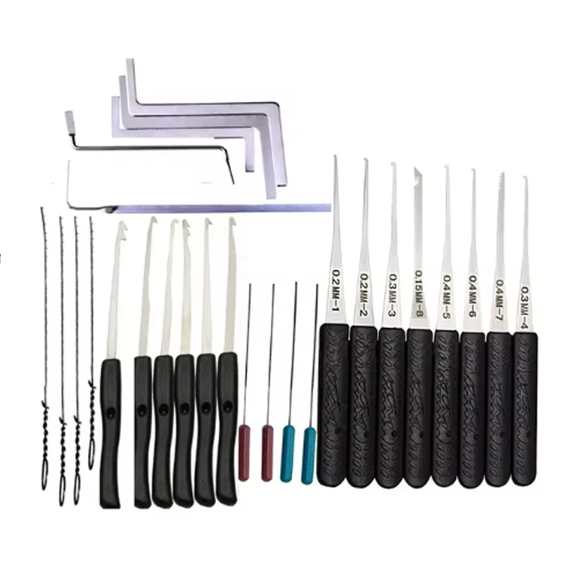 RF Mando 5 in 1 Locksmith Supplies Hand Tools Lock Pick Set Row Tensi - Image 7