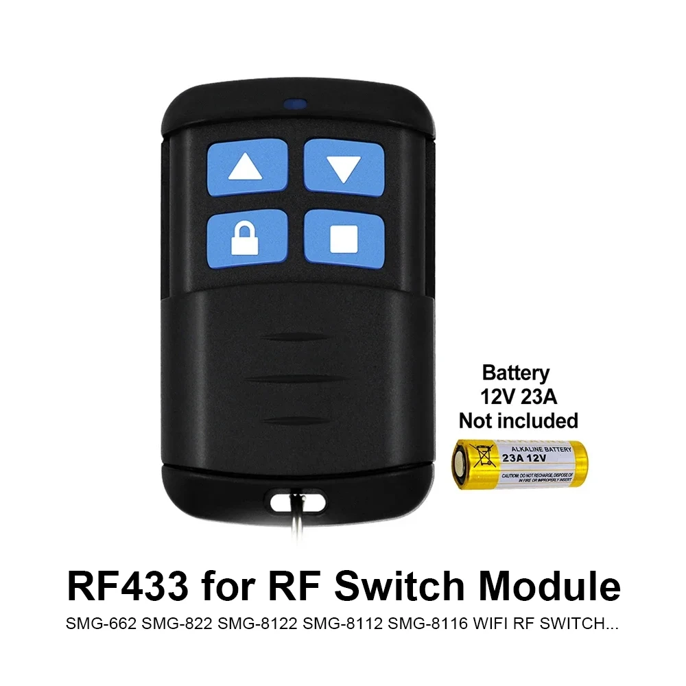 RF Mando WIFI Garage Door Opener Gate Receiver 2CH 433mhz Universal F - Image 10