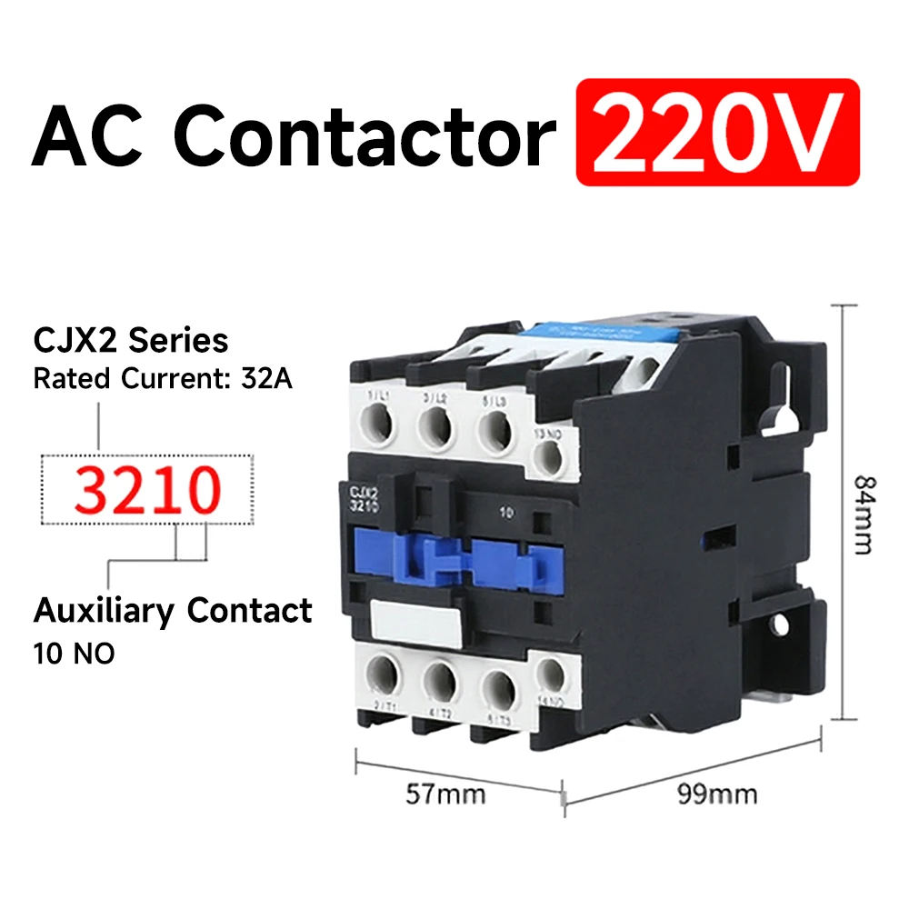 RF Mando CJX2-3201 32A6511 Contact Relay 380V9511 220V AC Contac - Image 11