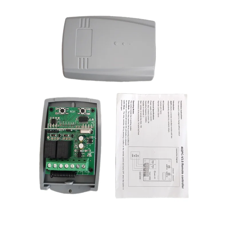RF Mando Factory 2-Channel Garage Door Motor Remote Control Receiver - Image 2