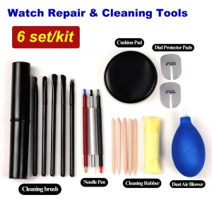 RF Mando 6Kits Watch Repair Accessories Rubber Dust Air Blower P