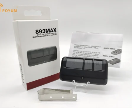 893MAX garage door remote, button layout