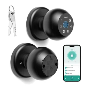 RF Mando Viladepot Ball Shaped Smart Lock Fingerprint Door Lock App C