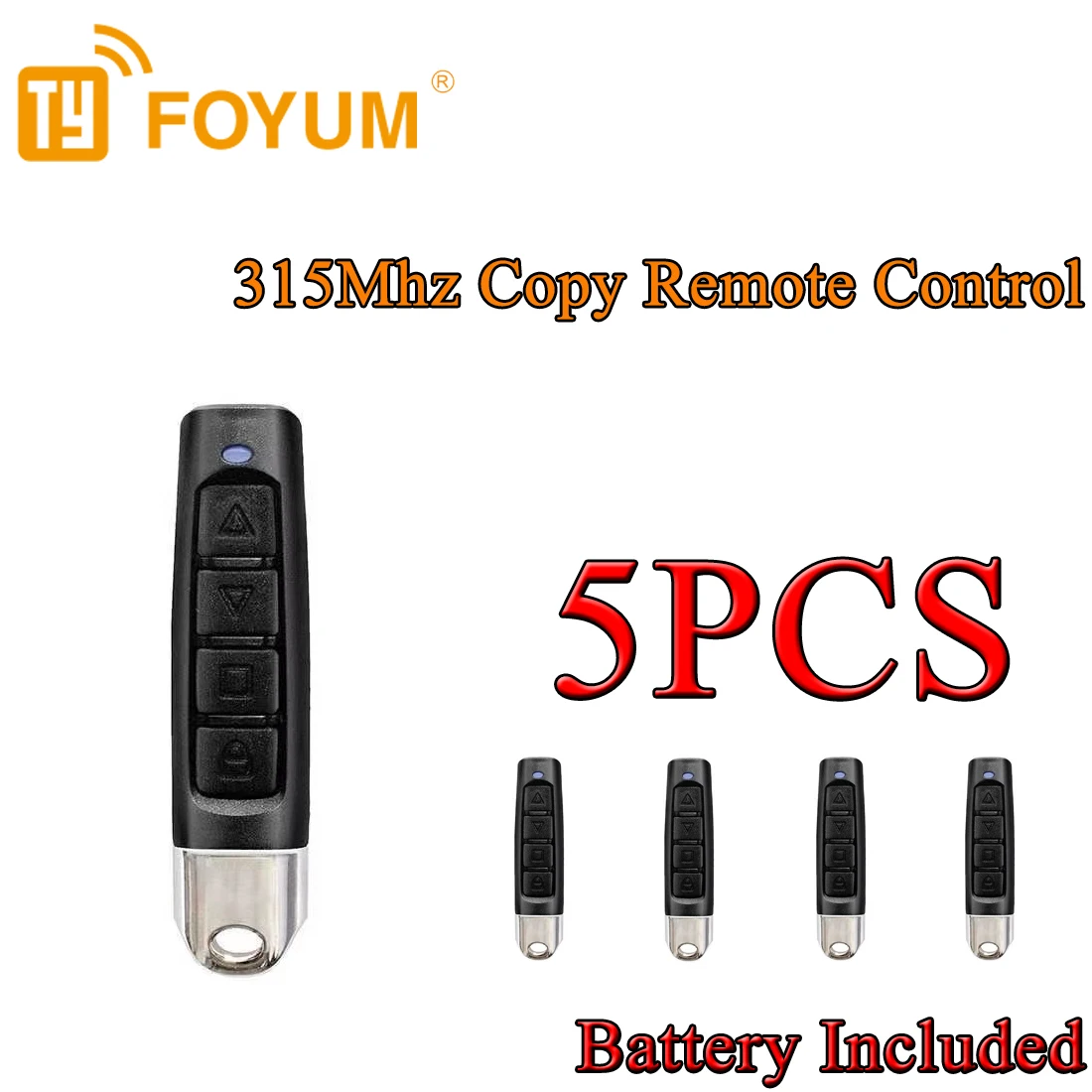 RF Mando 5PCS Duplicate Garage Door Remote Control 433MHZ Electric Ga - Image 7