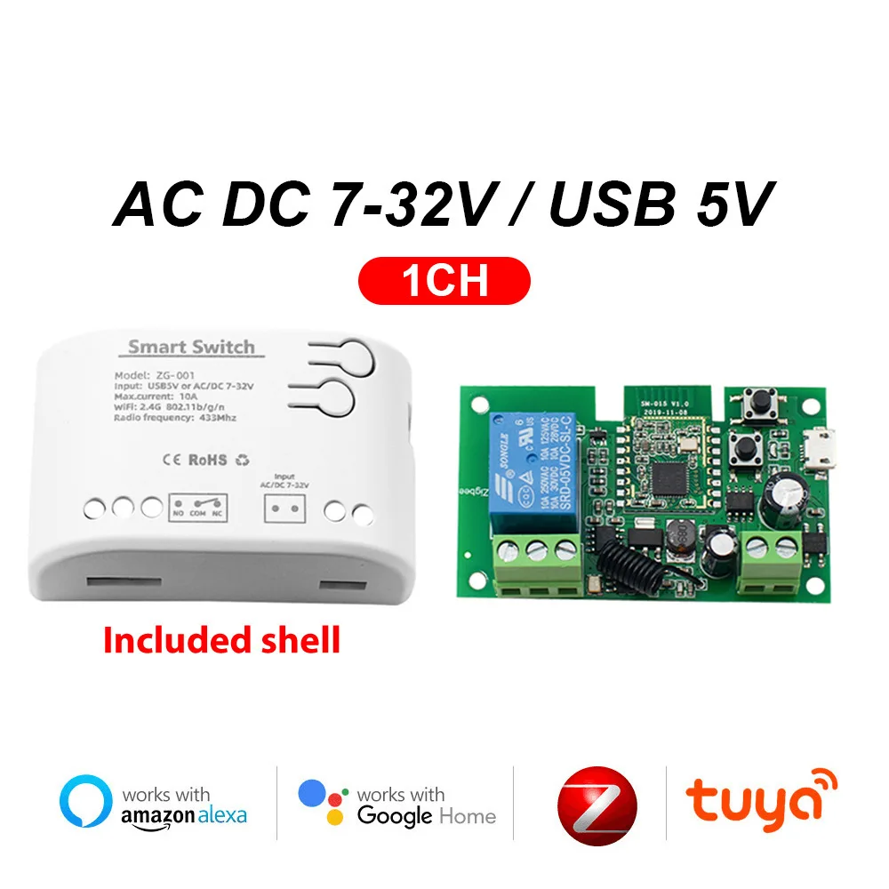 RF Mando Zigbee Tuya Smart relay module 1 Channel Smart Light Switch - Image 7