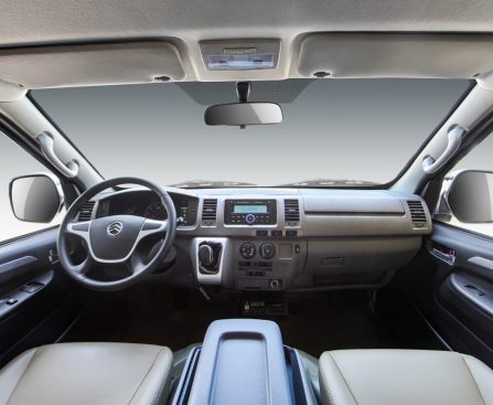 Sea Lion bus passenger cabin interior