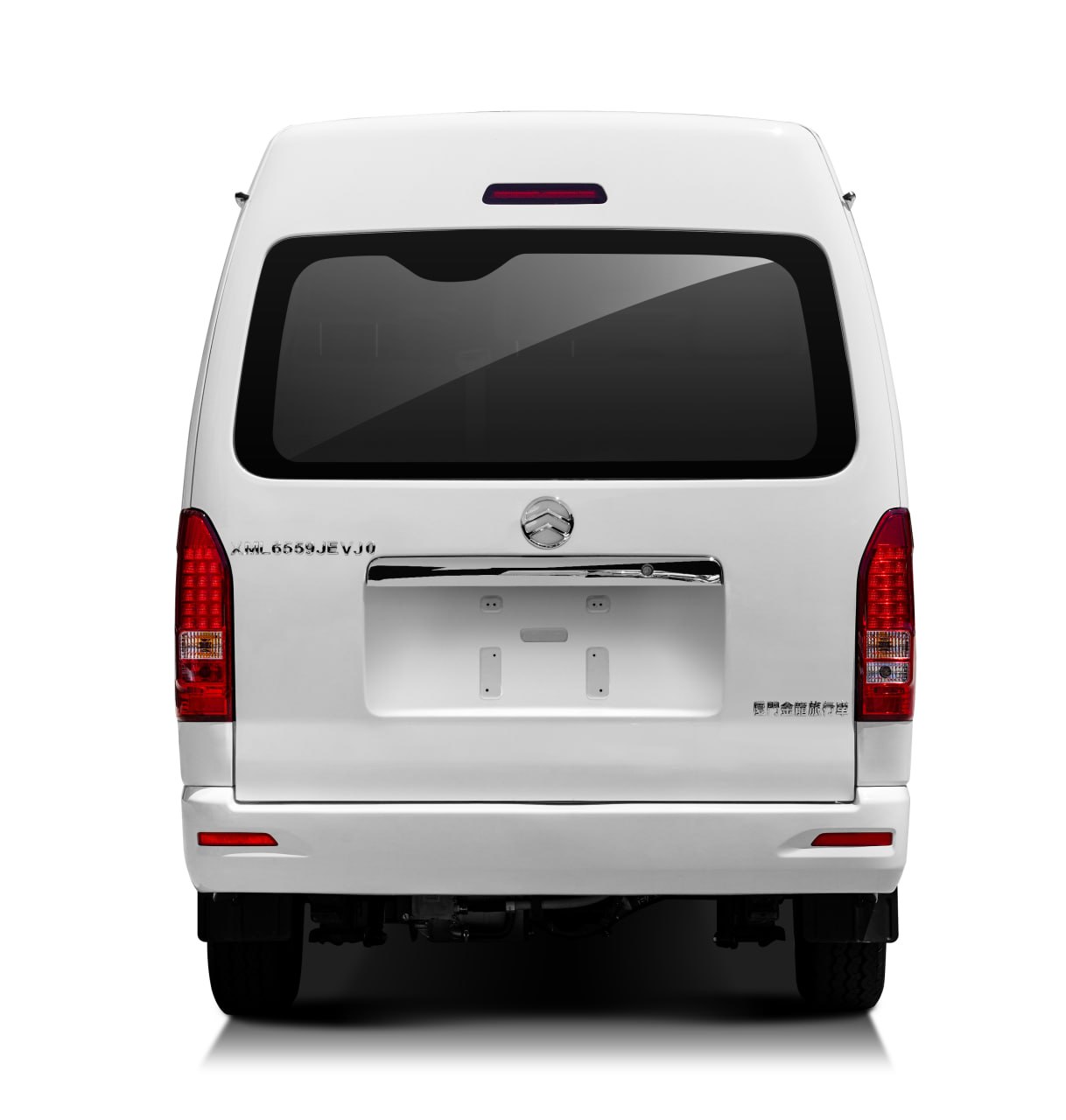 Sea Lion bus exterior side view white