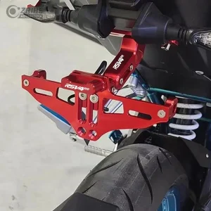 For APRILIA Motorcycles RSV4RR 2009-2023 2022 RSV4 RR License Plate Holder Number Plate Frame LED Light Bracket turn signal