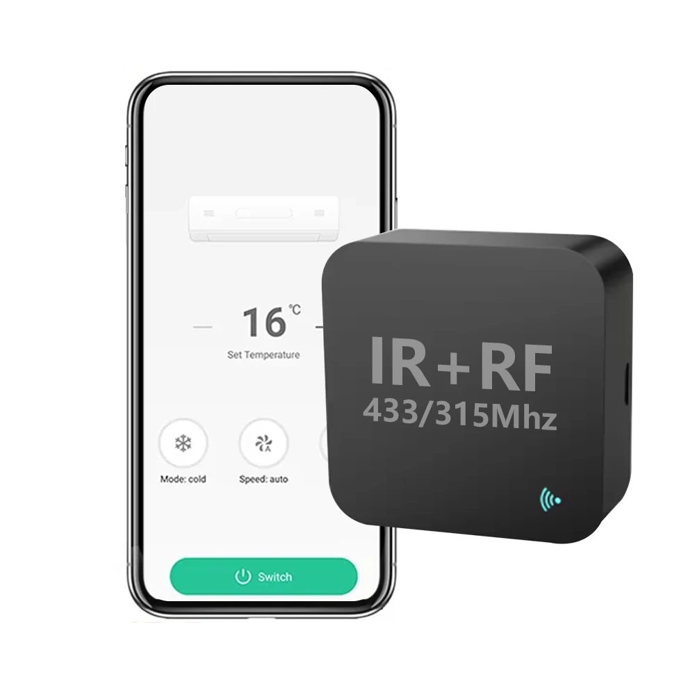 Tuya Smart WiFi IR RF Universal Remote Controller 433/315MHz, Smart Life App 2.4G Voice Control for Alexa Google AC TV Fan - Image 7